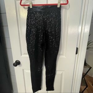 Balera Black Sparkle Leggings